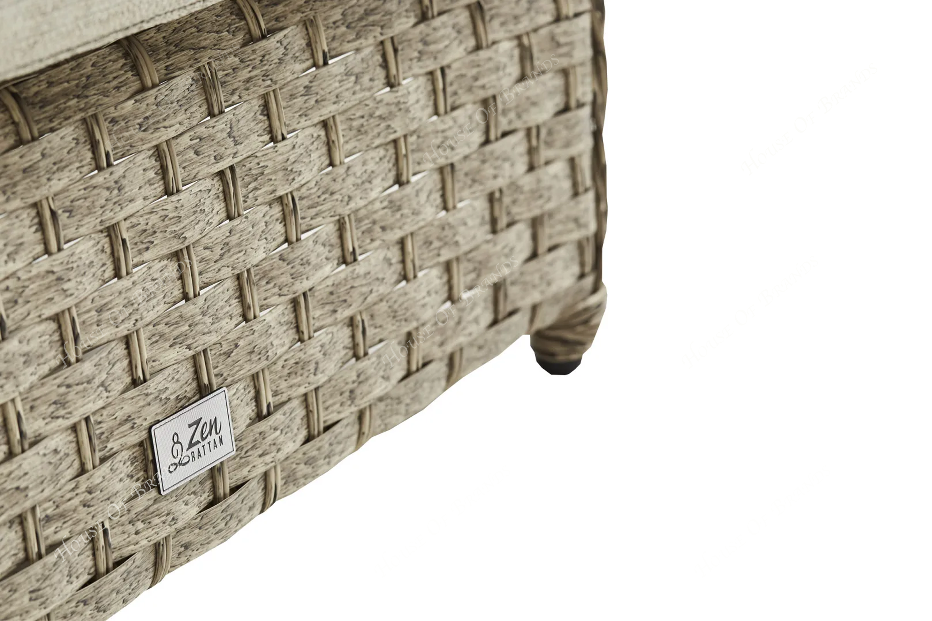 Rattan Beige Lounger