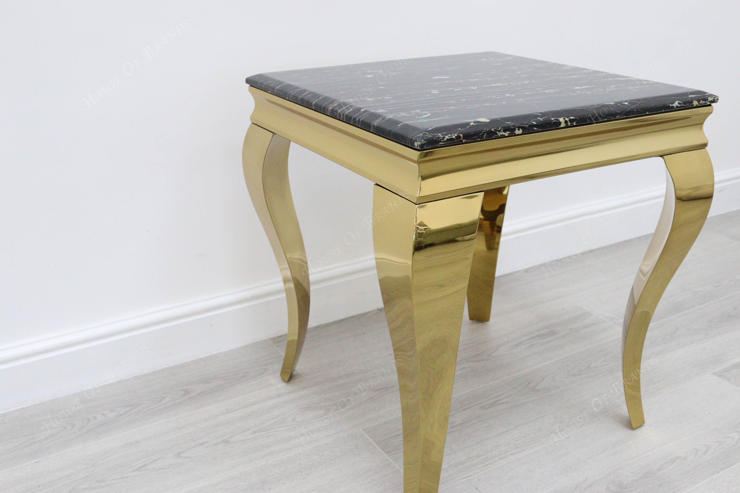 Gold Rome Marble Side Table