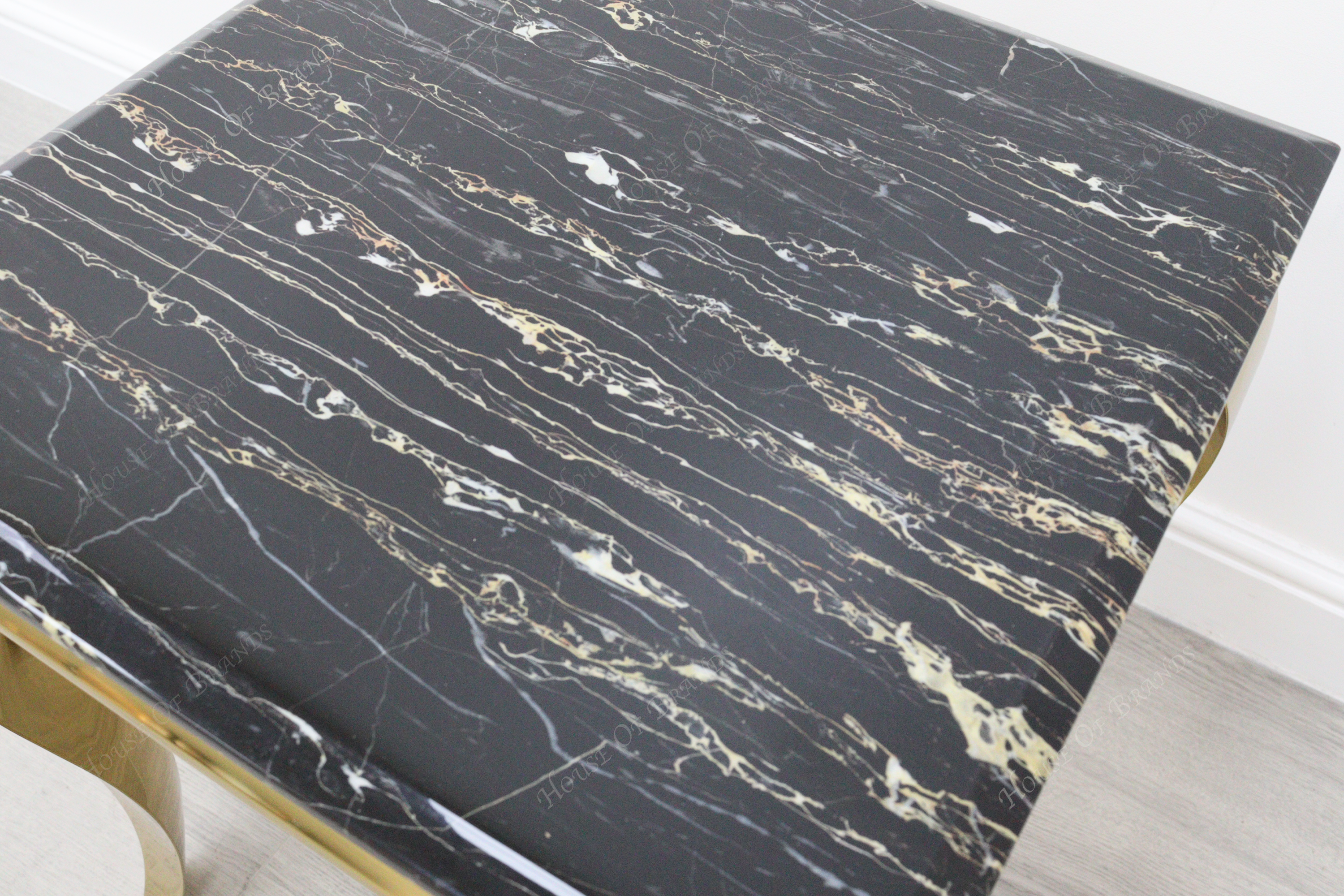 Gold Rome Marble Side Table