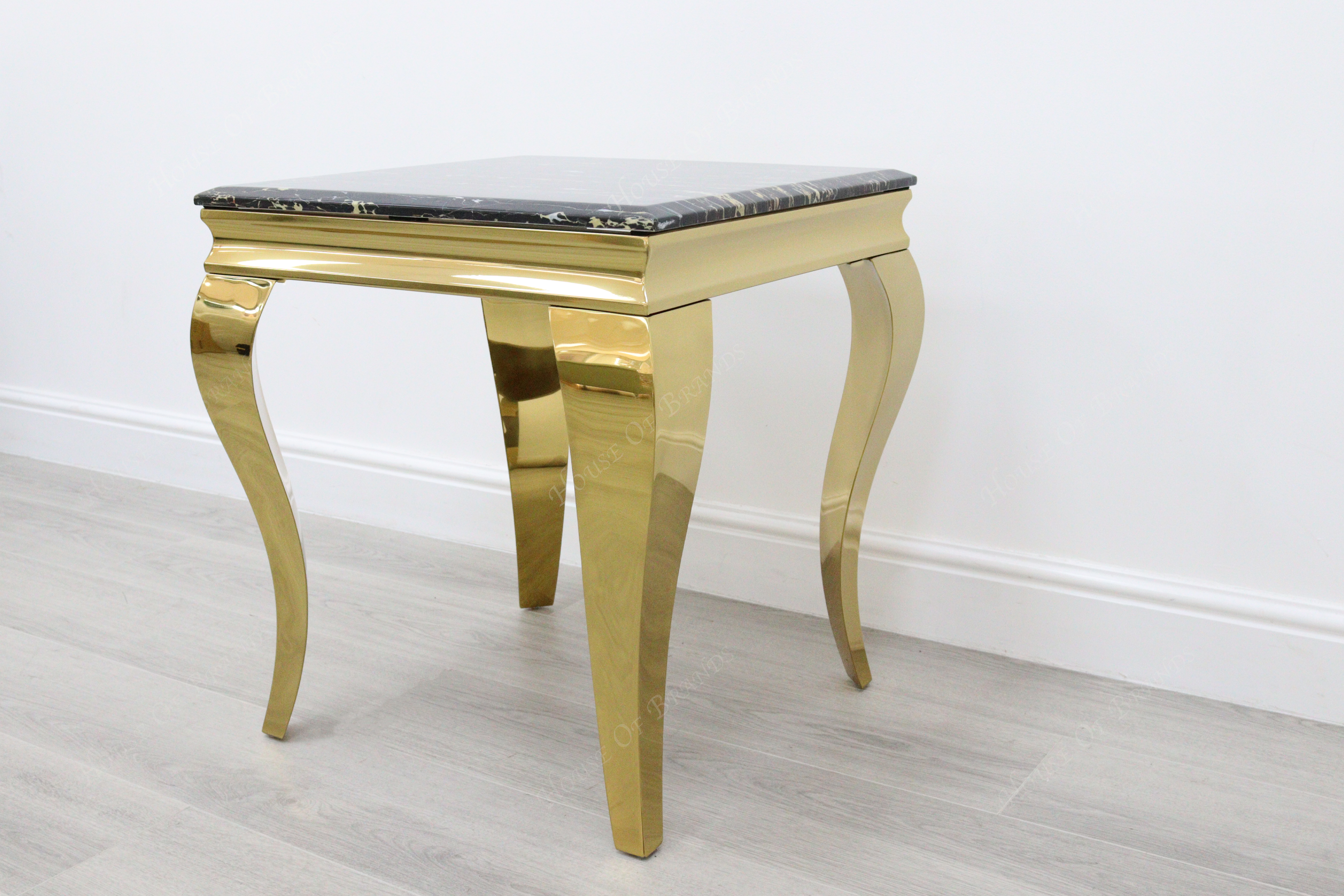 Gold Rome Marble Side Table