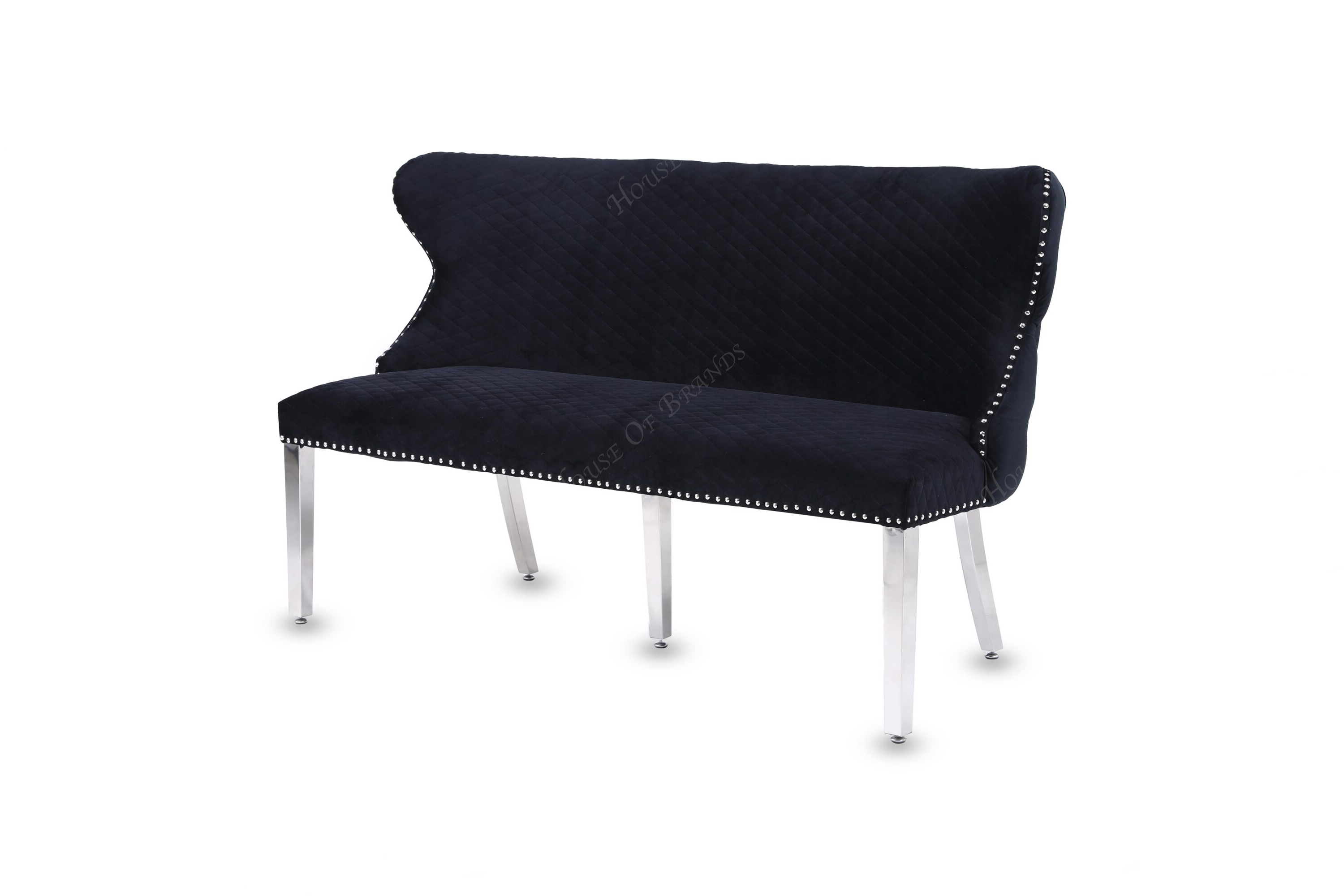 Black Valentino Bench