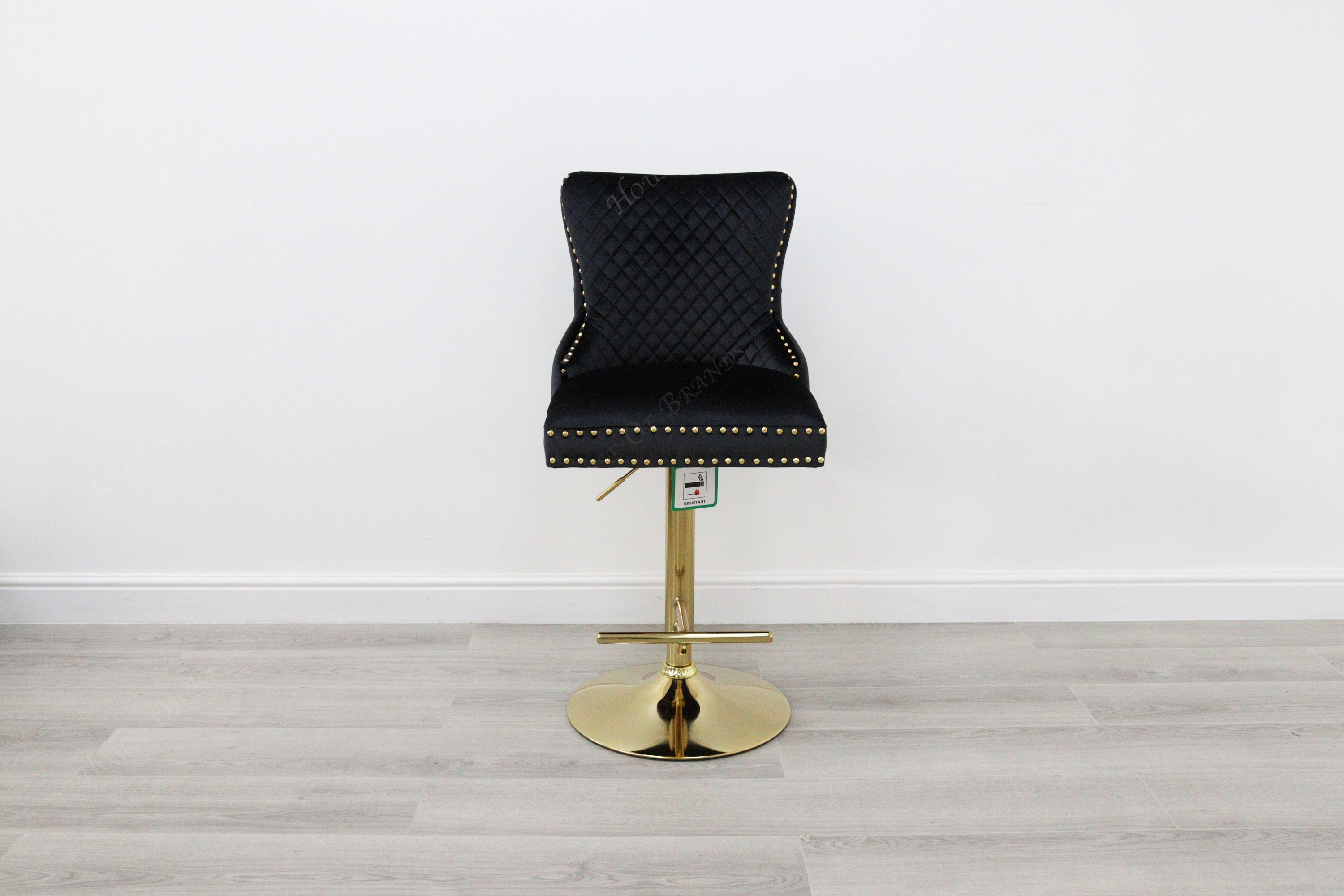 Black Victoria Barstool