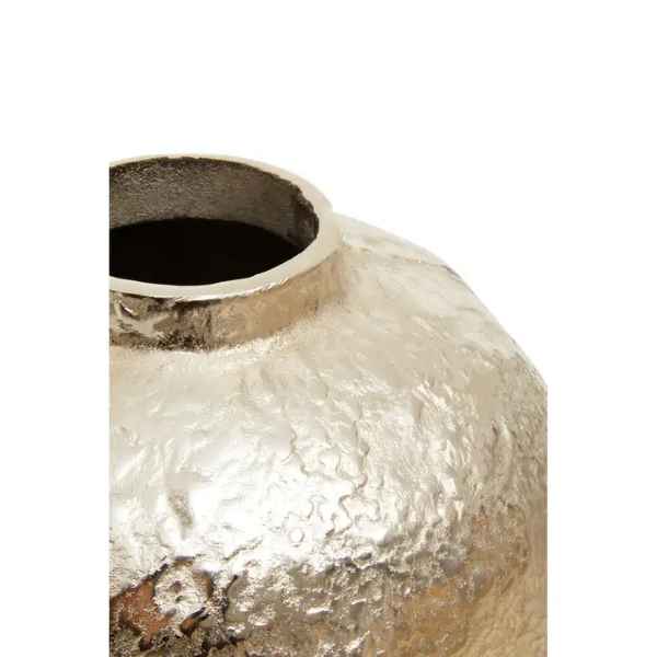 DION LARGE OMBRE SILVER AND GOLD FINISH VASE
