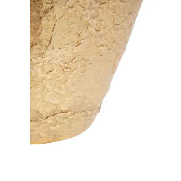 DION LARGE OMBRE SILVER AND GOLD FINISH VASE