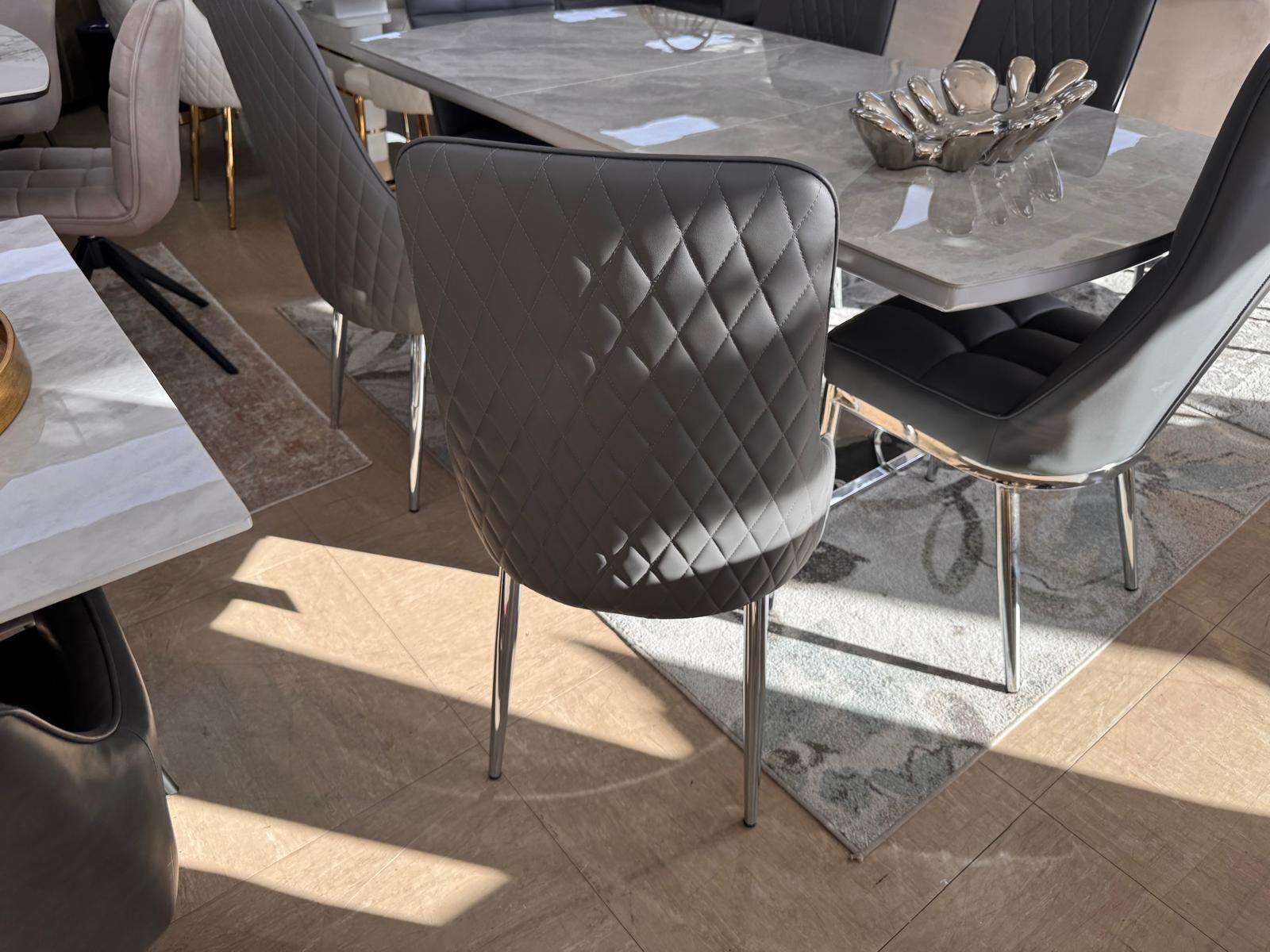 Camden Extendable 140cm–180cm Dining Table with 6 Lambo or Grace Chairs