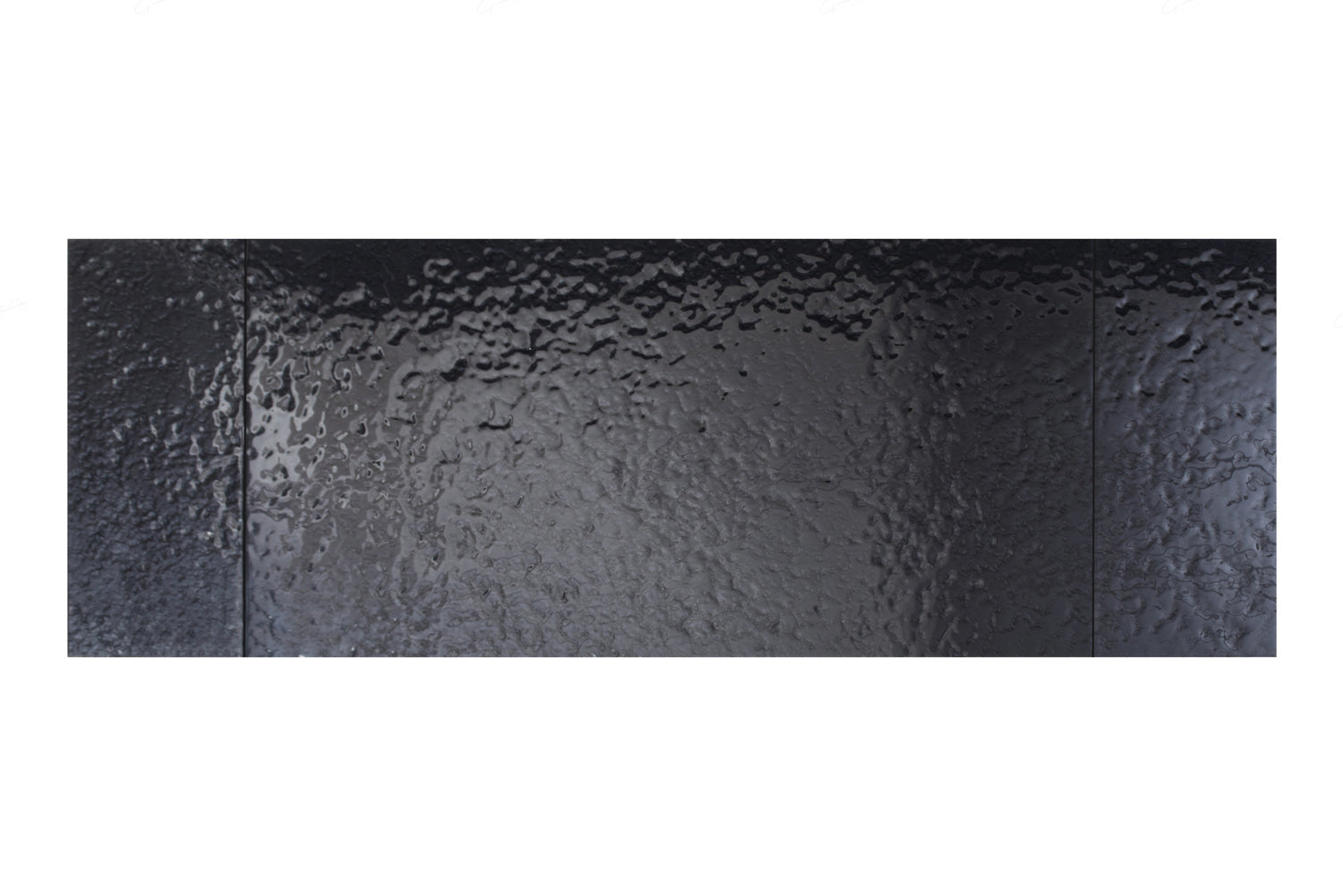 Silux Black Glass Extendable Table