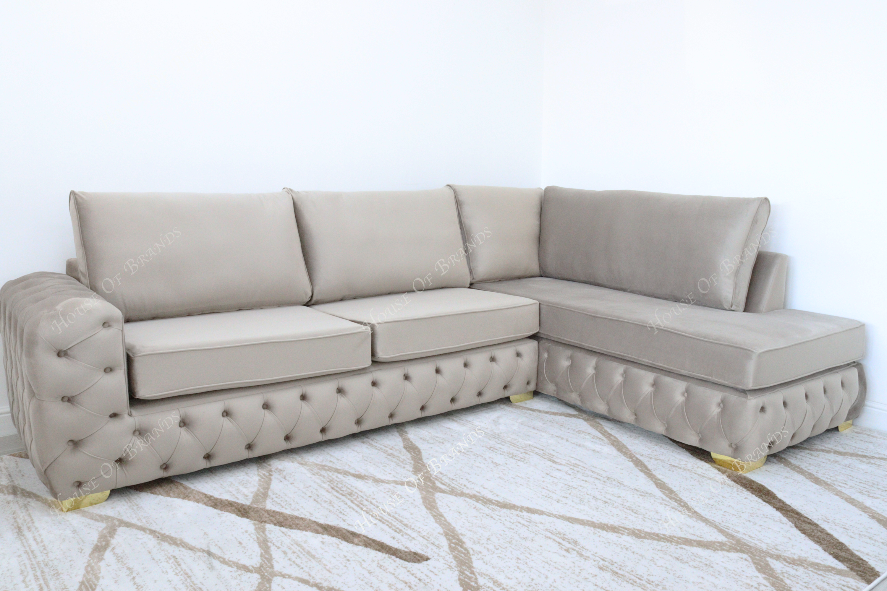 Anastasia L Shape Sofa Fully Upholstered