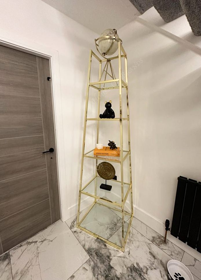 5 Tier Gold Stand