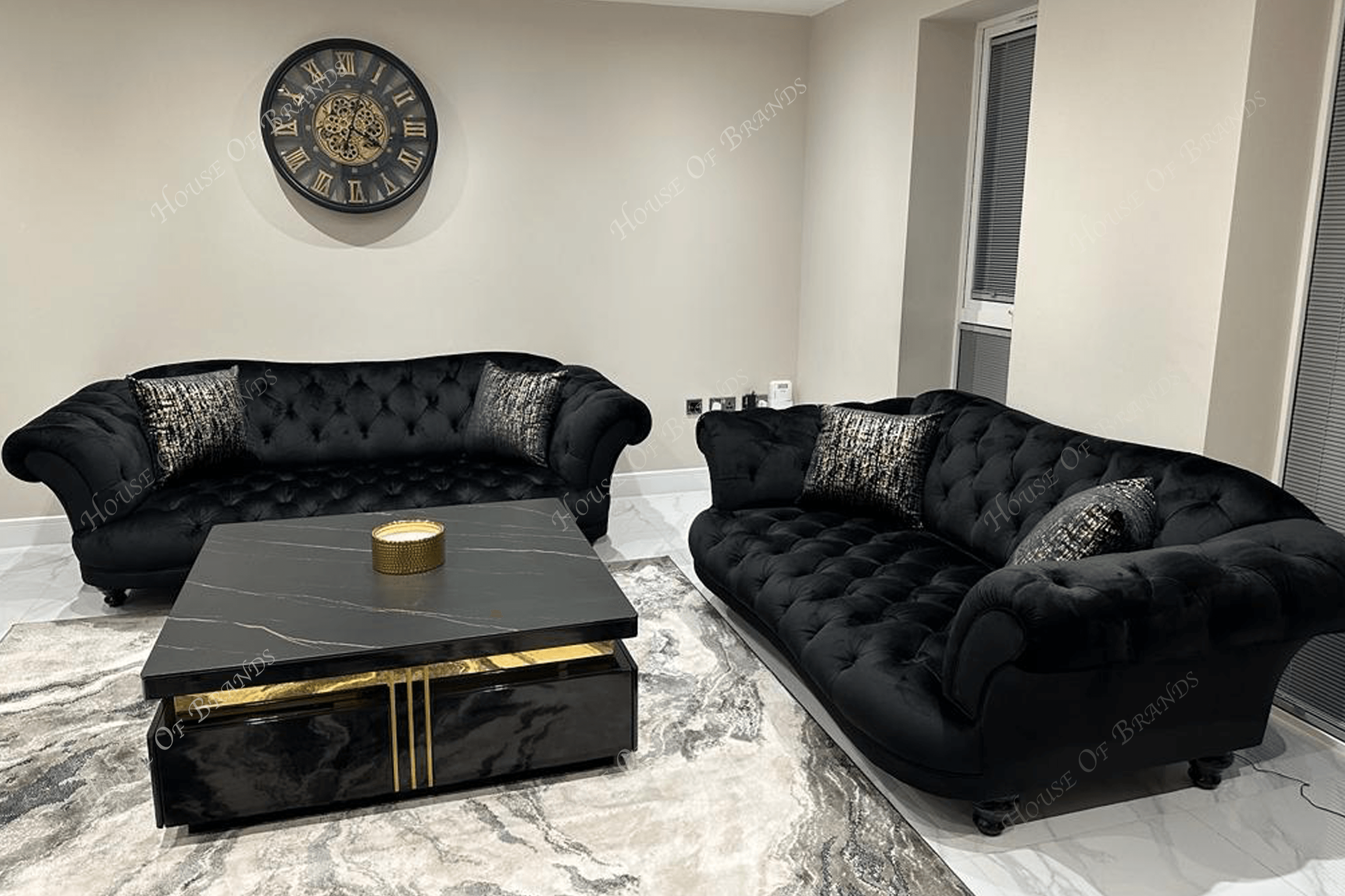 Austin Velvet Sofa - House Of Brands