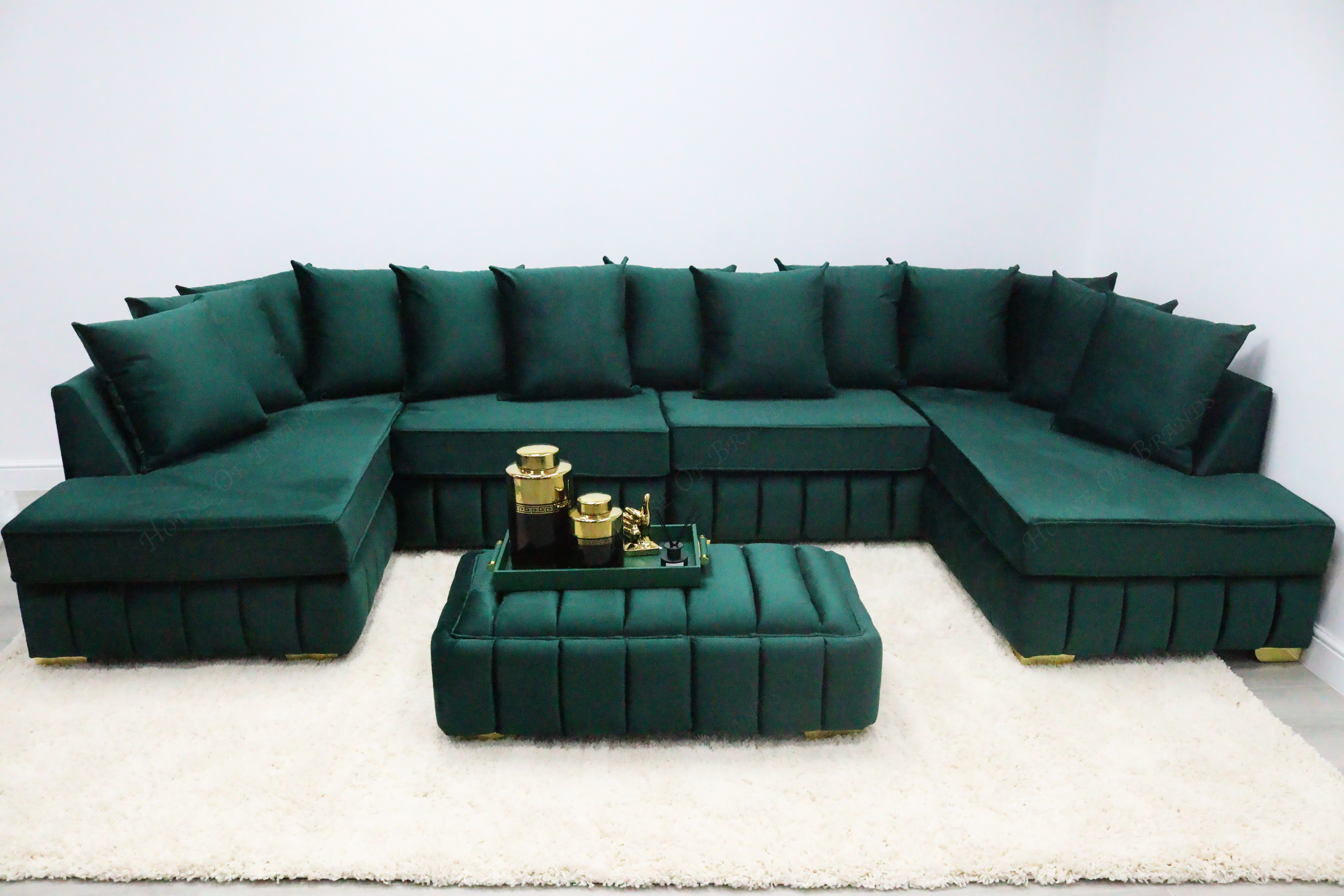 Beverly U Shape Scatter Back Sofa