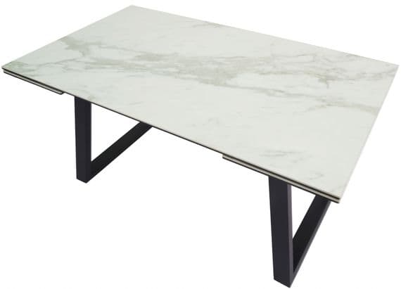 Dante 160-240cm Extending White Dining Table