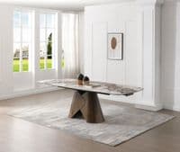 Siena 180-260cm Extending Italian Ceramic Dining Table