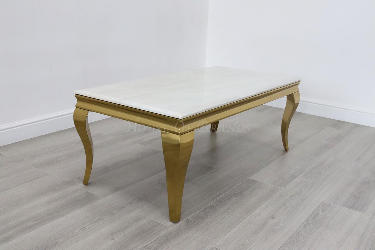 Gold Rome Dining Table - House Of Brands