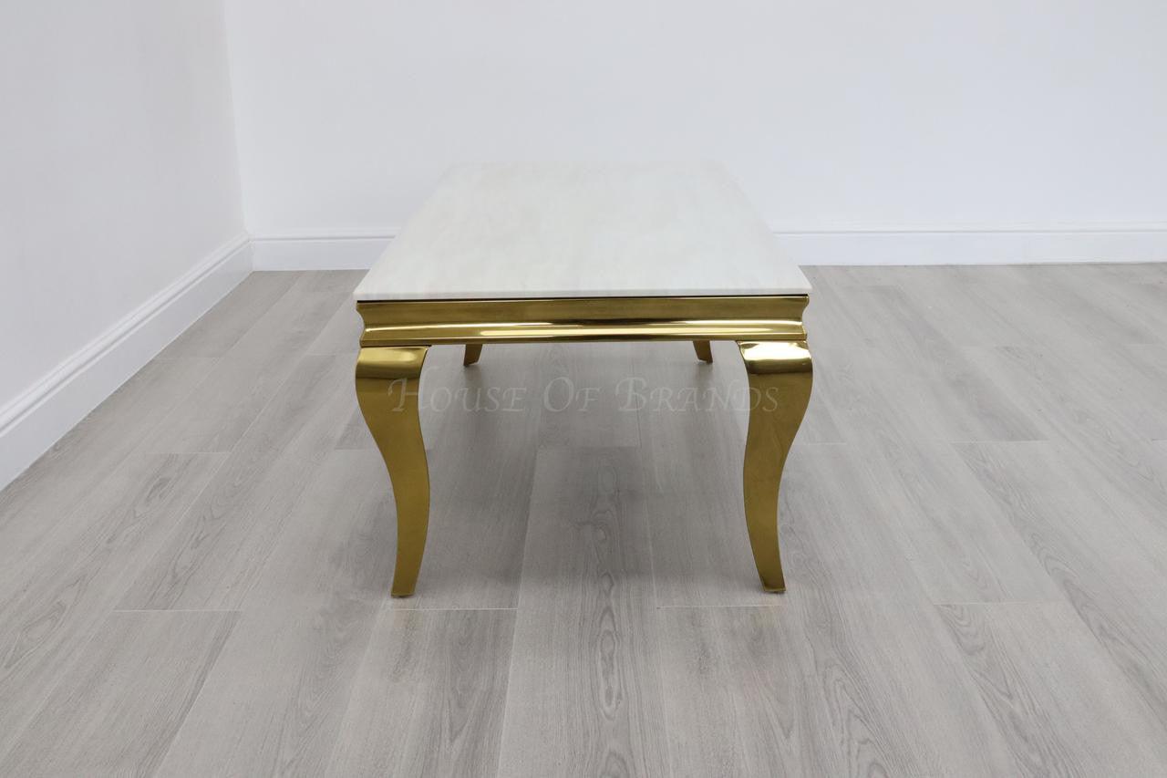 Gold Rome Dining Table - House Of Brands