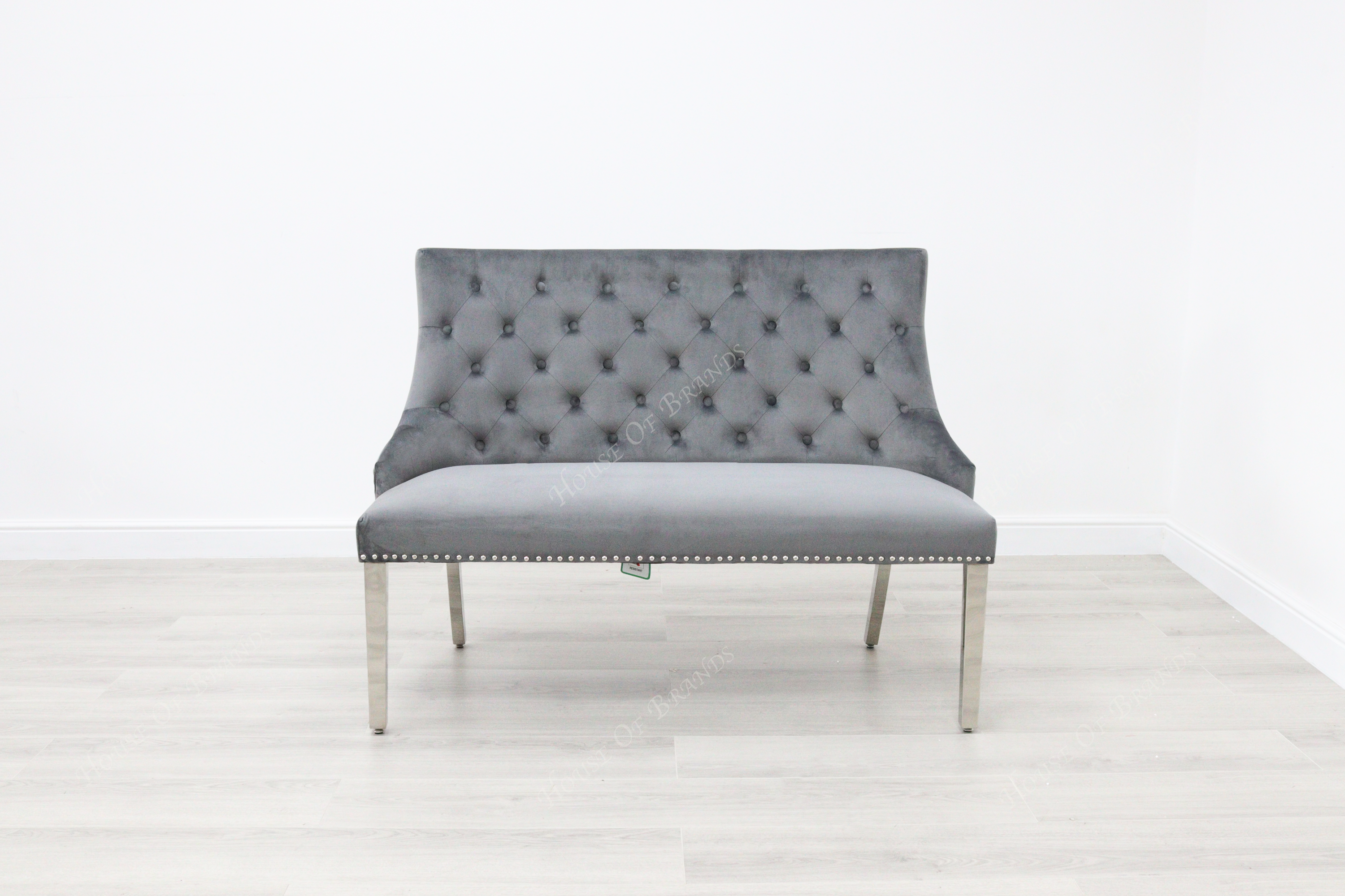 Grey Majestic High Back Bench
