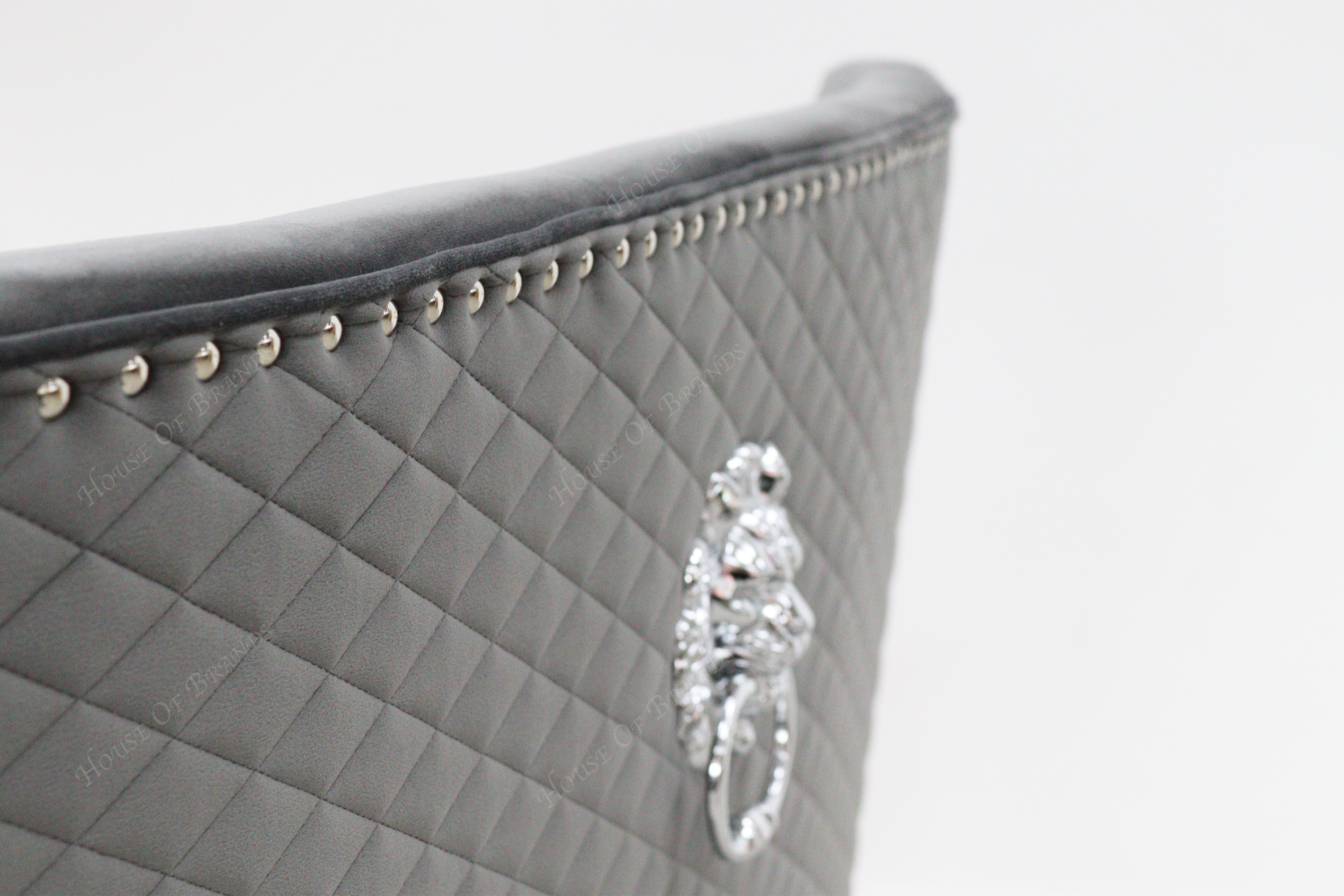 Grey Majestic High Back Bench