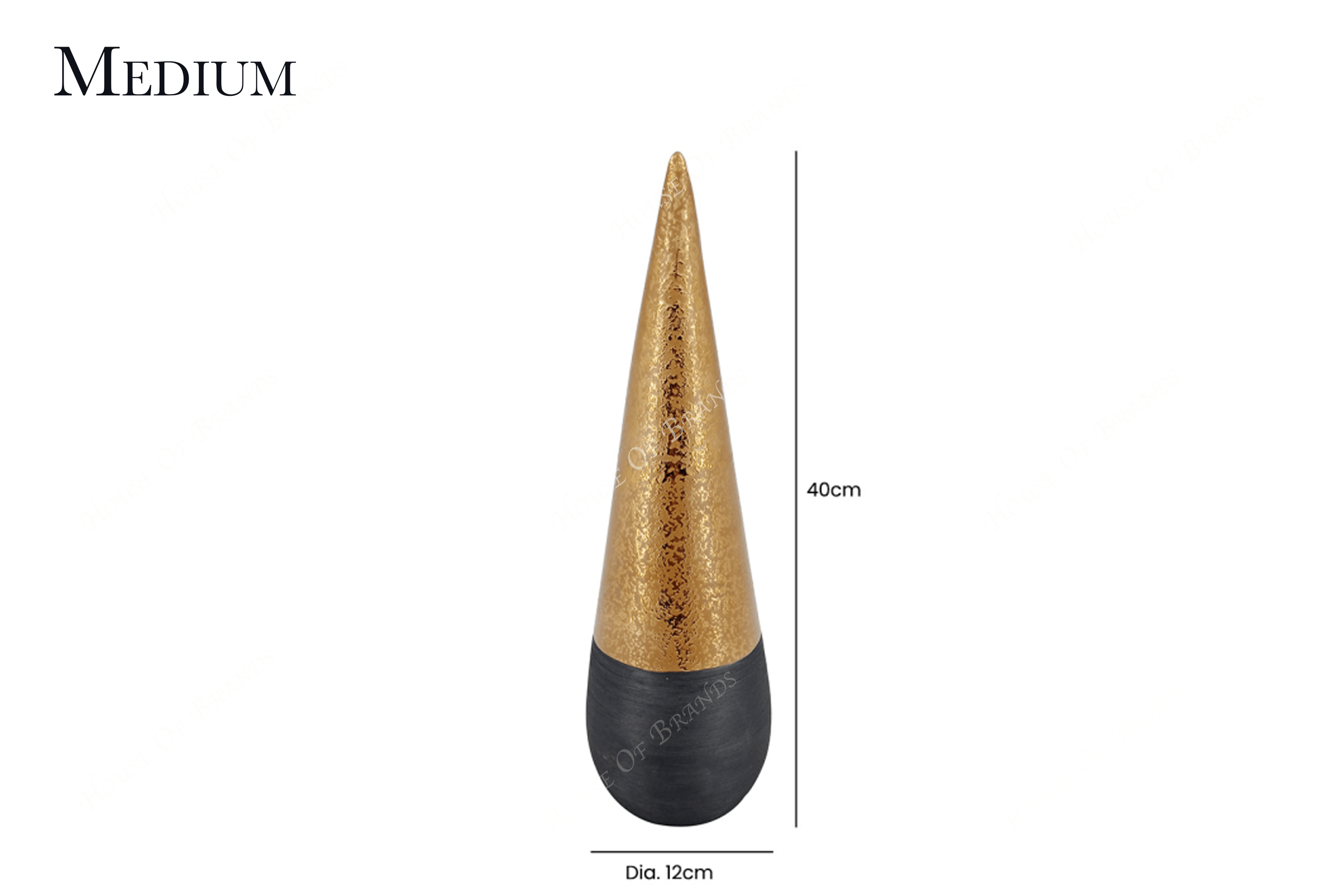 Black and Gold Cones - House Of Brands