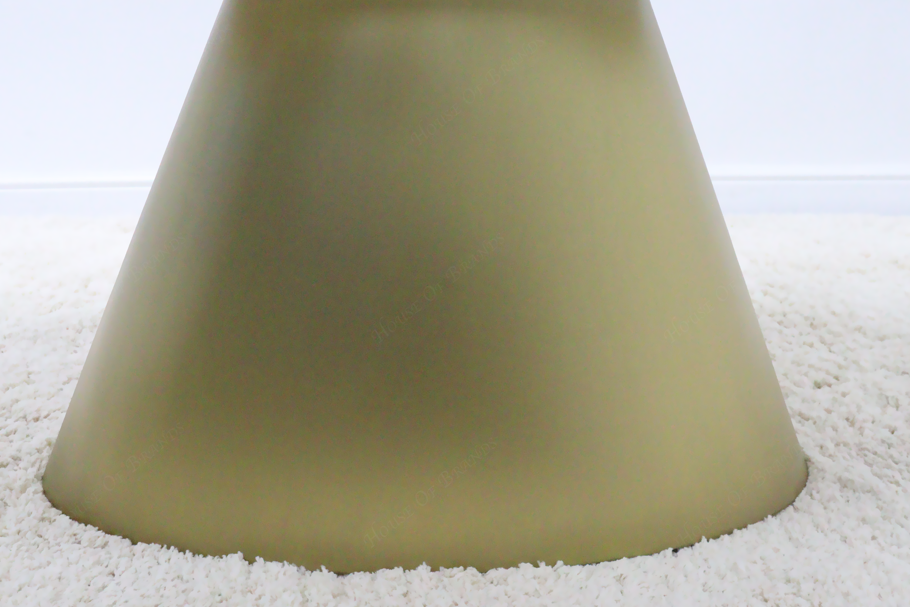 Orbit 6 Seater Gold Oval Ceramic Dining Table