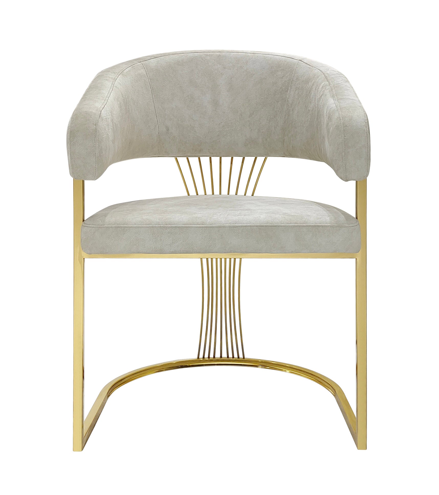 Petra Cream & Gold Dining Chair