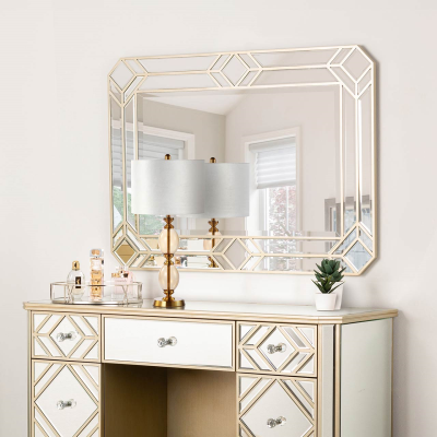 73.5cm Amber Brown Glass Table Lamp with Cream Velvet Shade