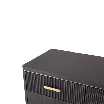 Elton 4 Drawer 4 Door Sideboard Espresso