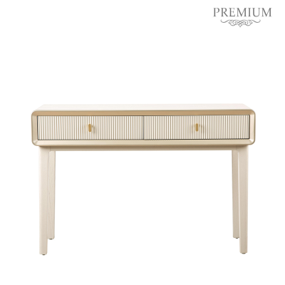 Amelie Cream Elm 2 Drawer Console Table