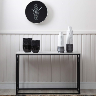 Devon Black and Grey Console Table