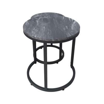 Alora Set of 2 Black End Table