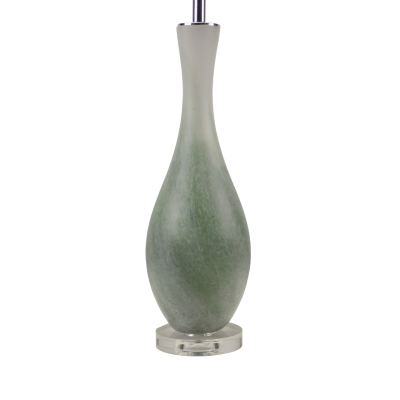 76cm Light Green & White Glass Table Lamp