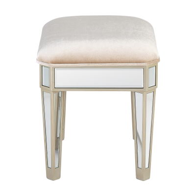 Becca Mirror Champagne Stool