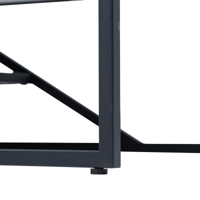 Ibarra Black & Grey Glass Coffee Table