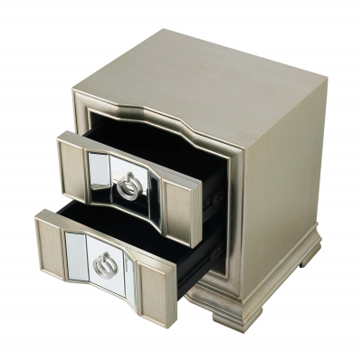 Lucca 2 Drawer Mirror Cabinet