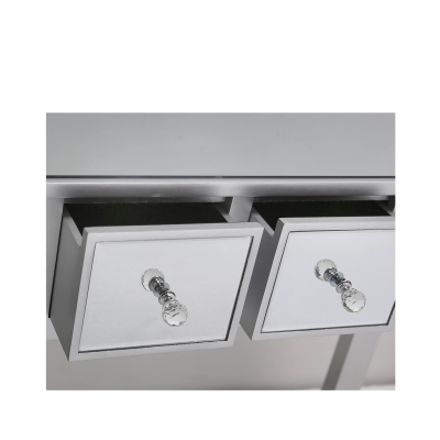 Laurel Silver Console Table