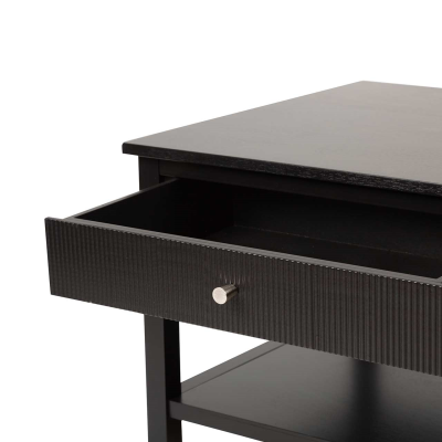Lindon Black 2 Drawer Coffee Table
