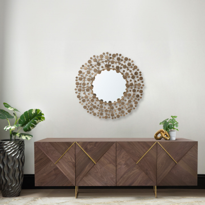 Ivanna 4 Door Sideboard Light Walnut