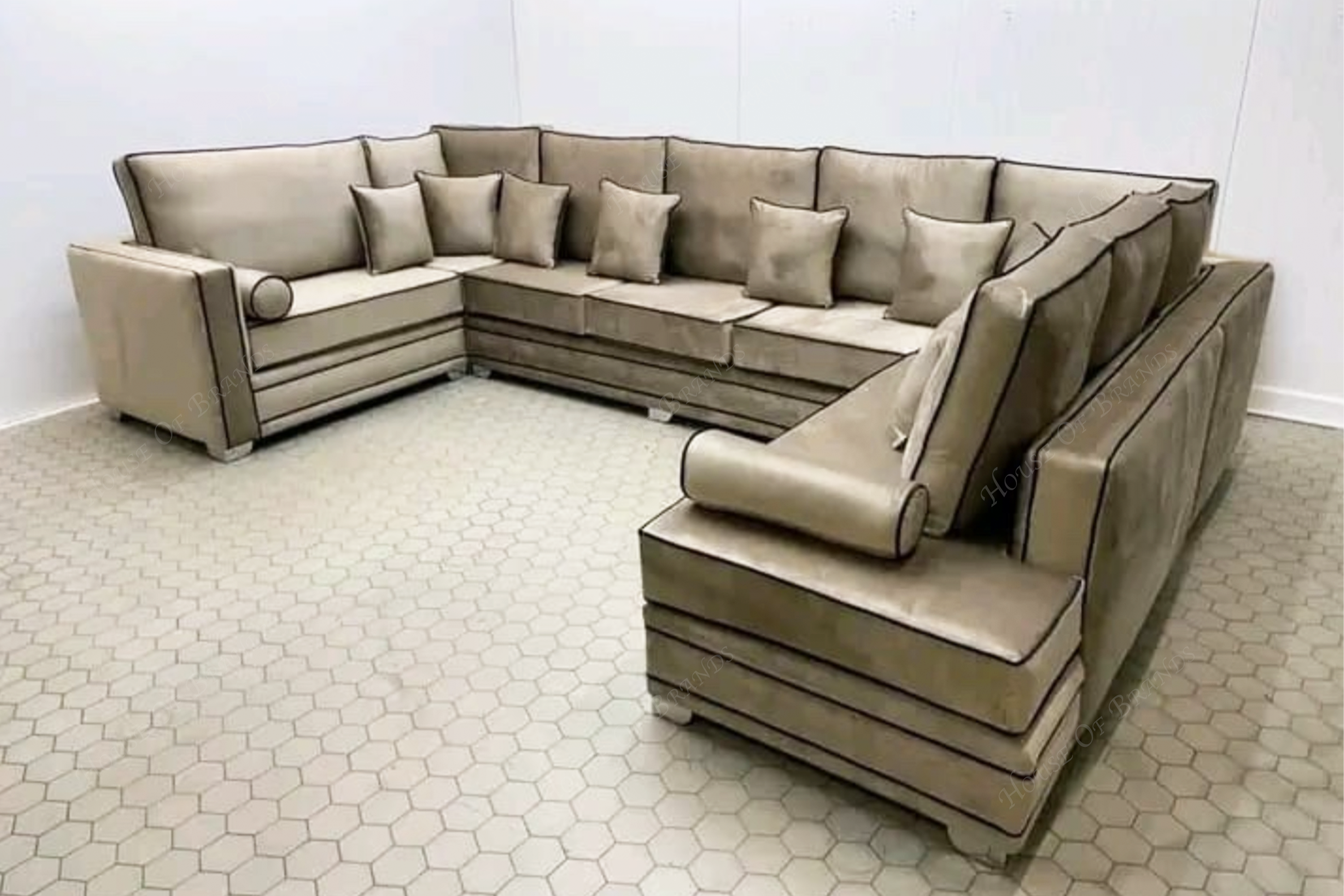 Riviera U Shape Single Chaise End Sofa