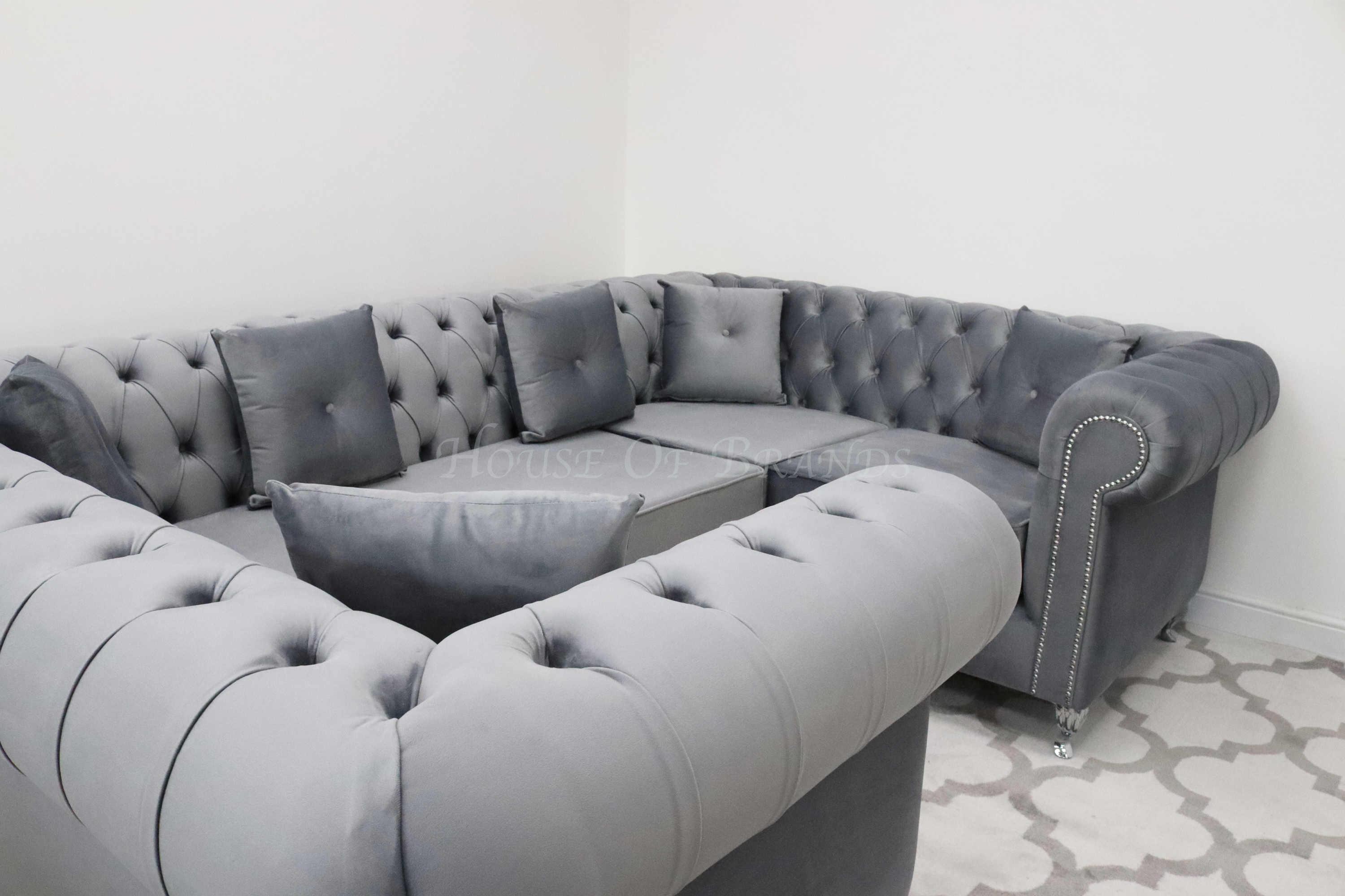 Chesterfield U Shape Sofa