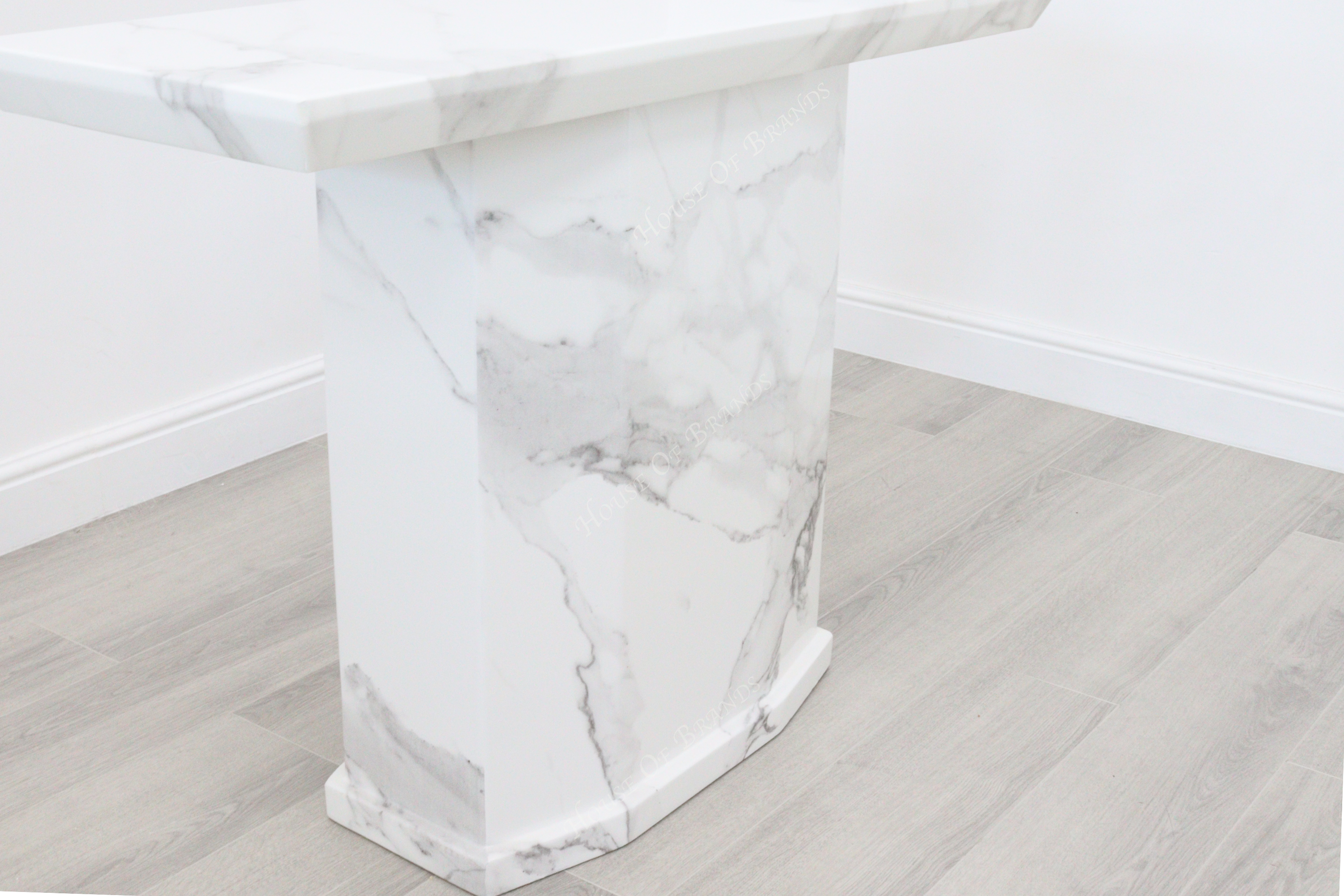 Nero White Marble Console Table