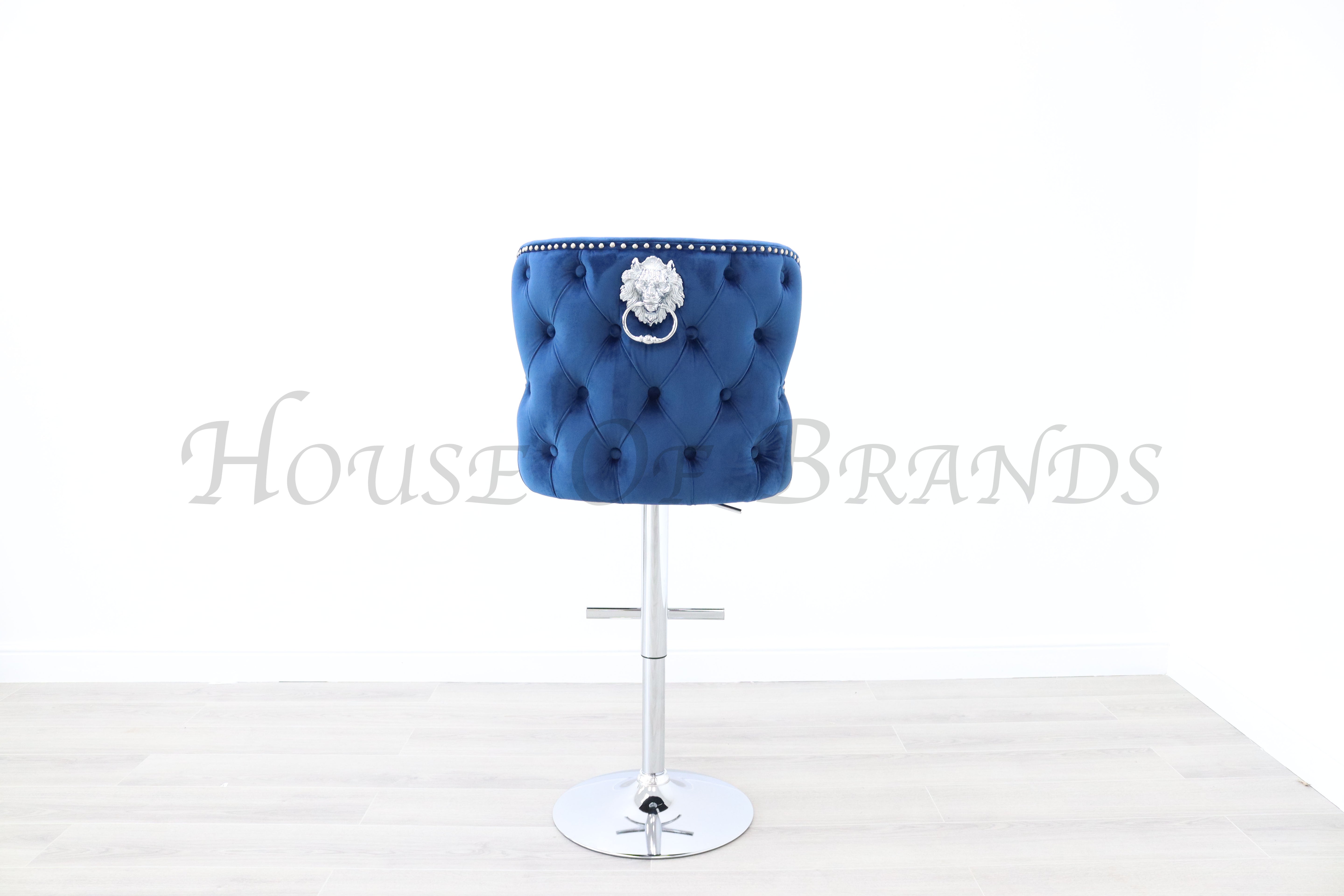 Blue Valentino Barstool