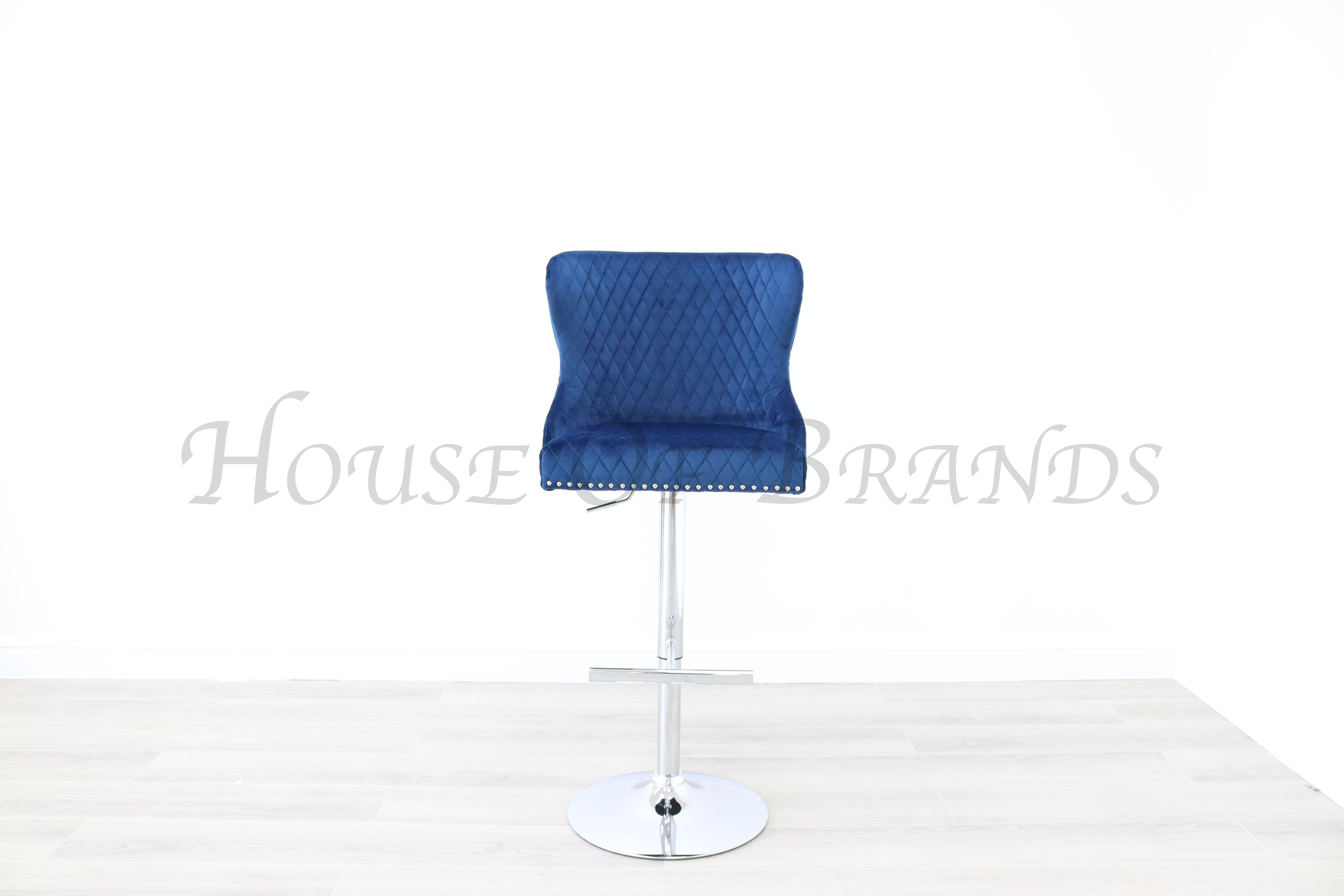 Blue Valencia Bar Stool