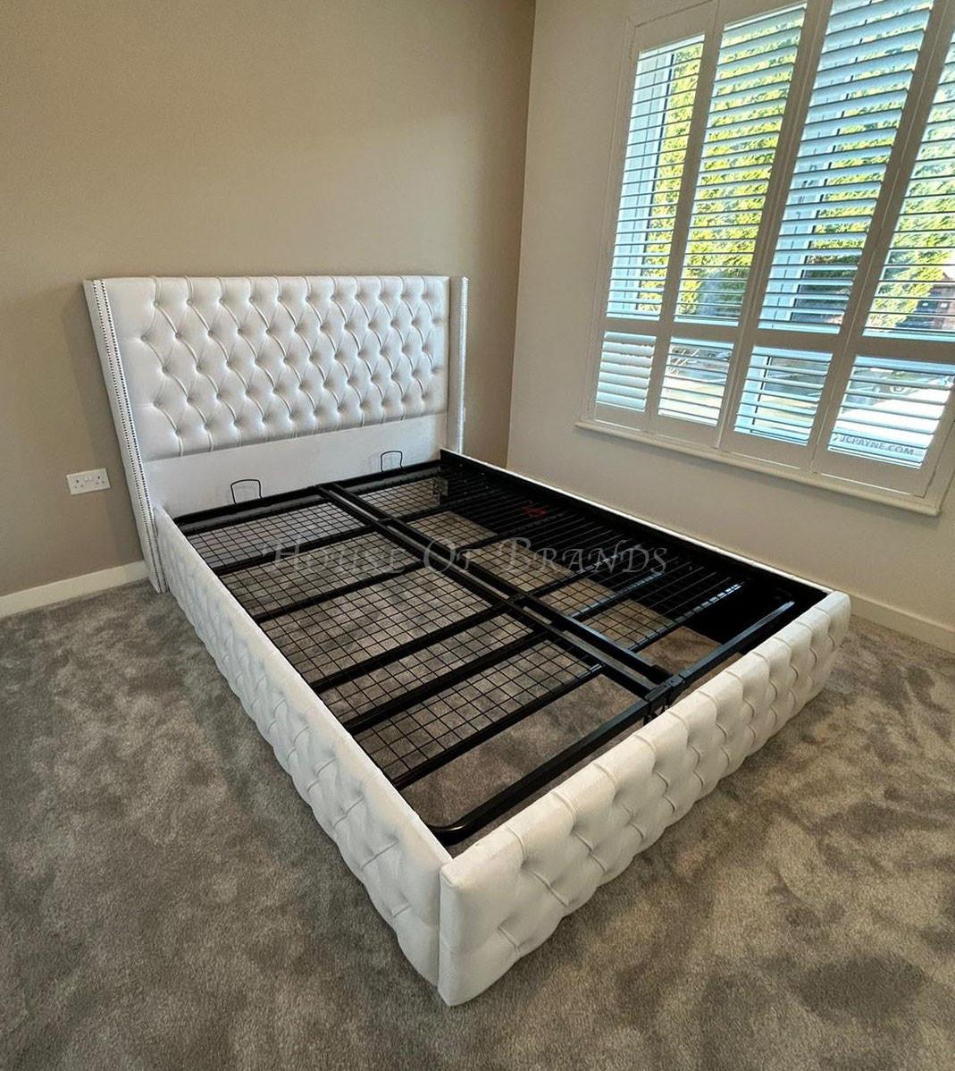 House Of Brands Michigan Winged Ottoman Storage Bed