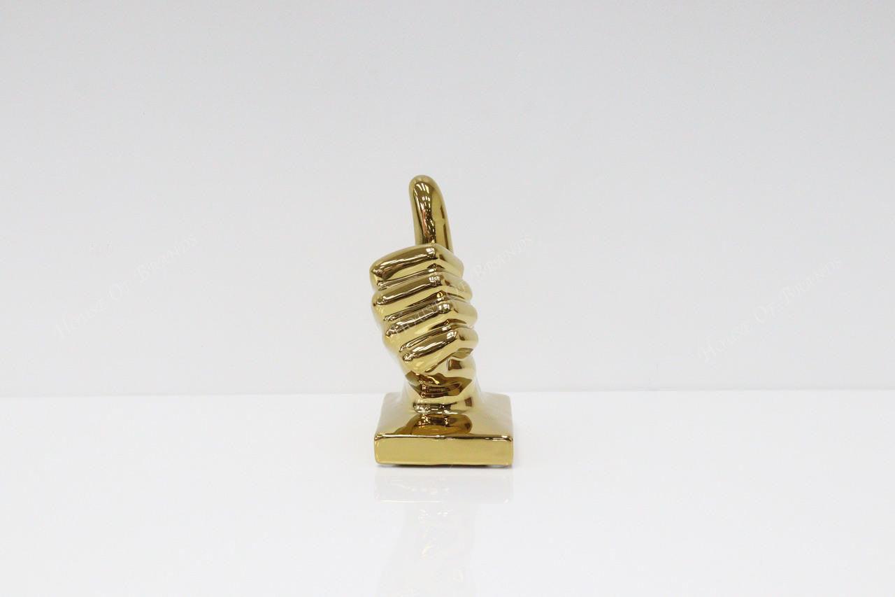House Of Brands Small Thumbs Up - Gold