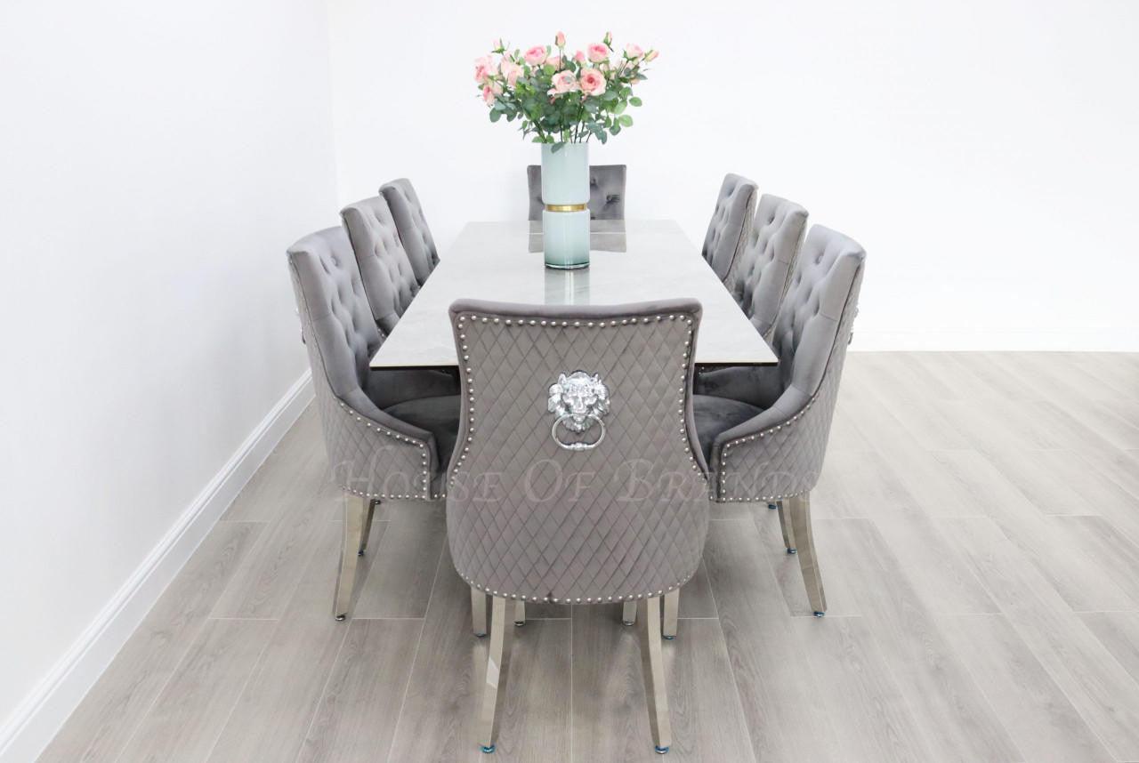 House Of Brands Palermo Table and 8 Madrid Chairs