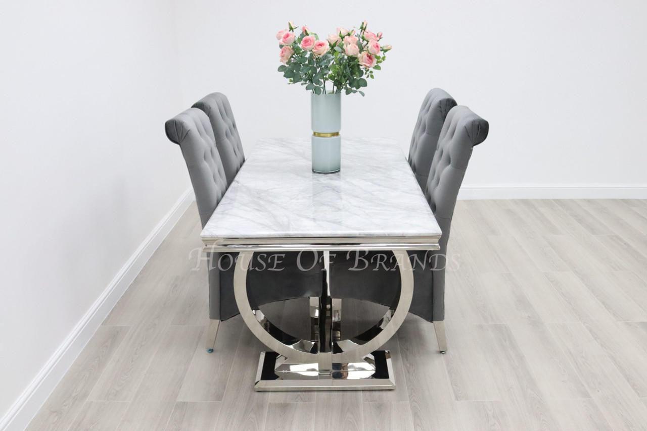 House Of Brands Venice Table and 4 Leon Chairs