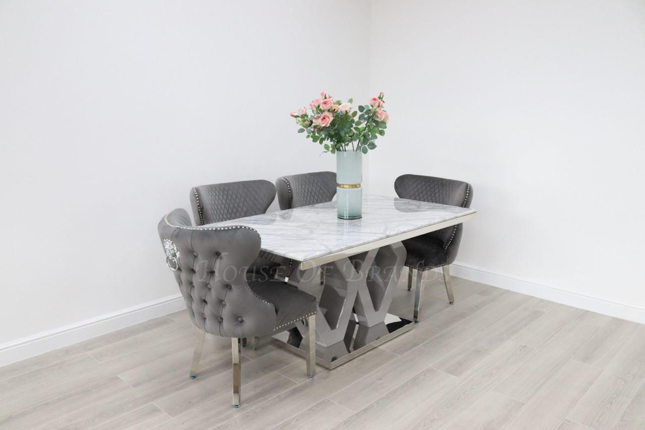 House Of Brands Amalfi Table and 4 Valencia Chairs