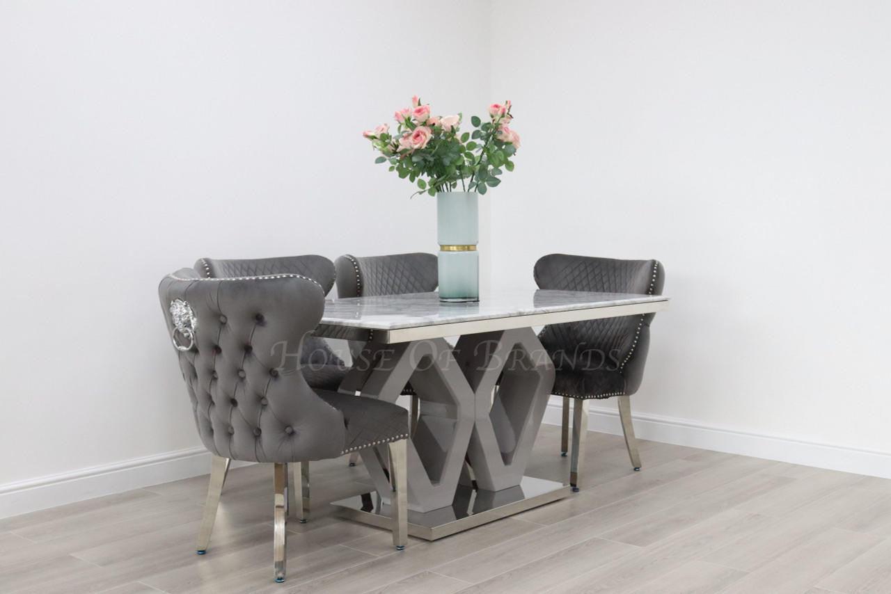 House Of Brands Amalfi Table and 4 Valencia Chairs