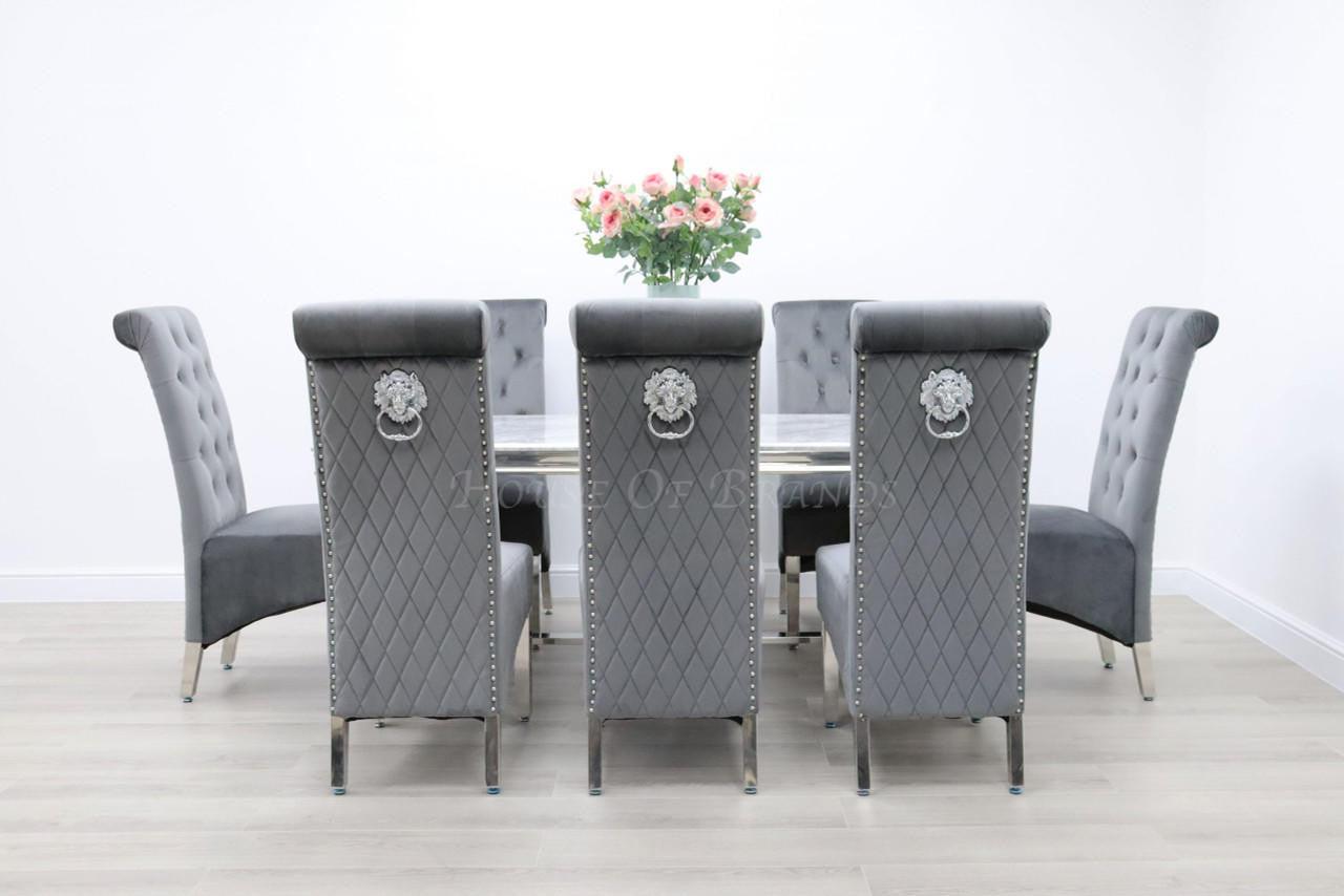 House Of Brands Venice Table and 8 Leon Chairs