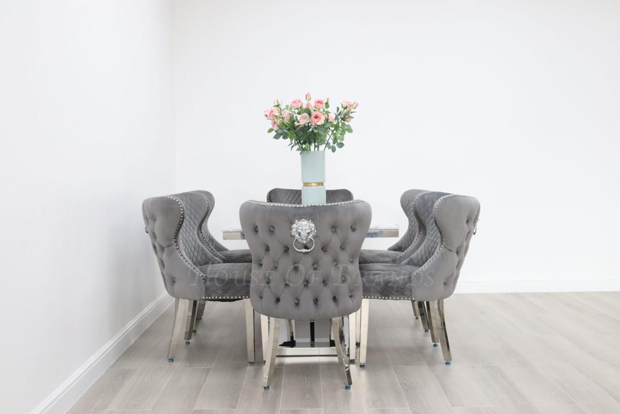 House Of Brands Amalfi Table and 6 Valencia Chairs