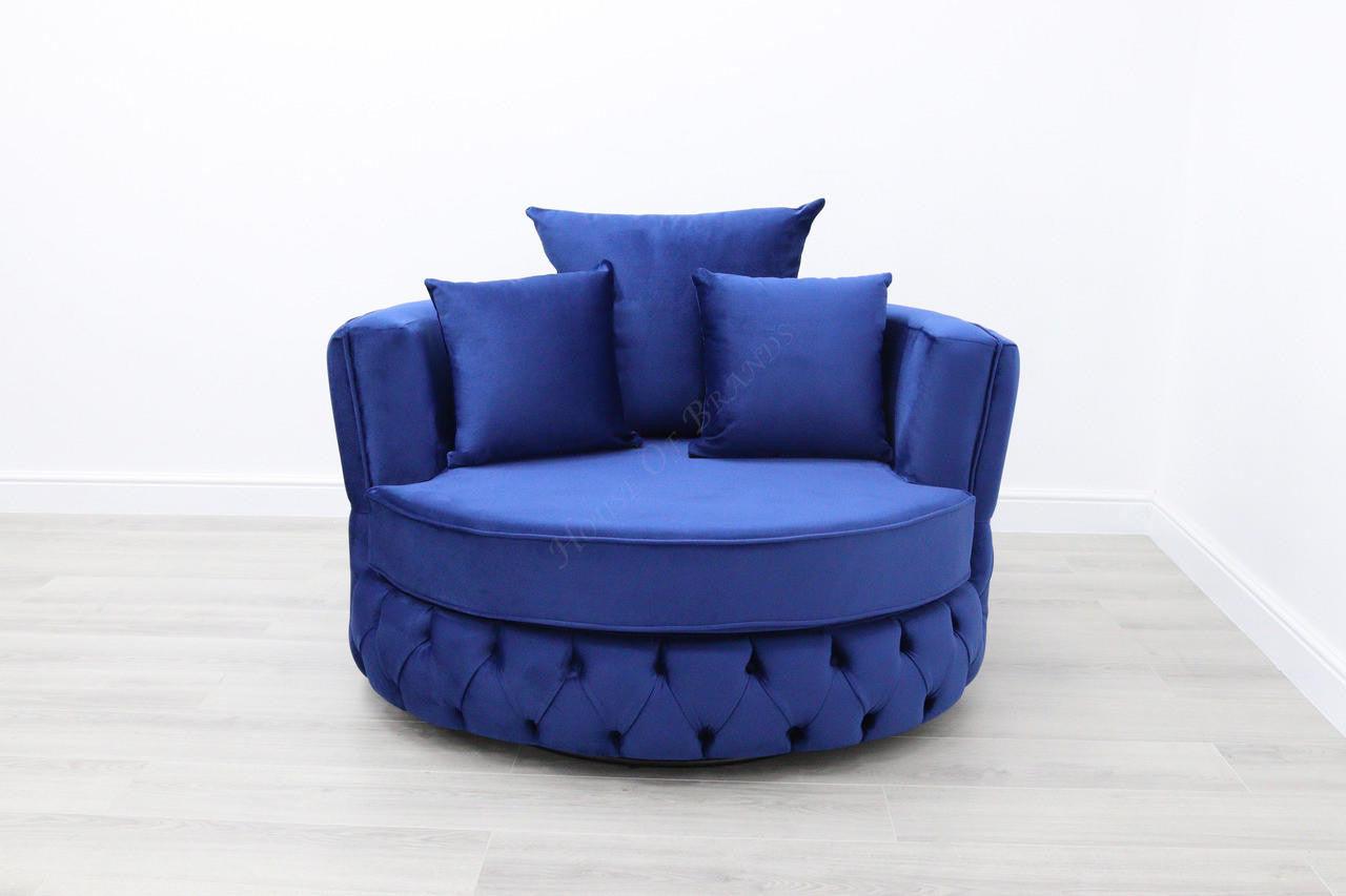 House Of Brands Fully Upholstered Swivel Chair