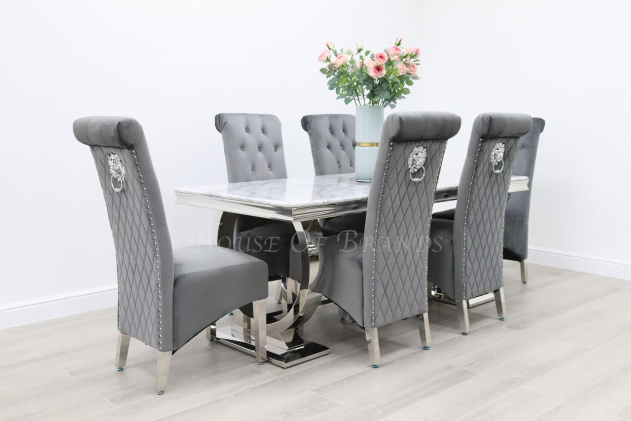 House Of Brands Venice Table and 6 Leon Chairs